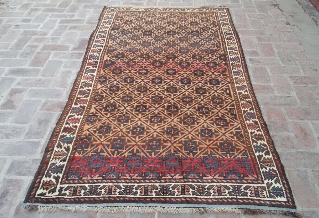 ラグ・カーペット Afghan baluch taimani rug Baluch Afghan Taimani Tribe, 40″x50″, D0920 – DECORUM