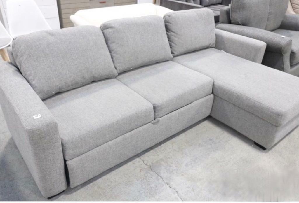 John Lewis Sacha Corner Sofa Bed In Grey Brand New