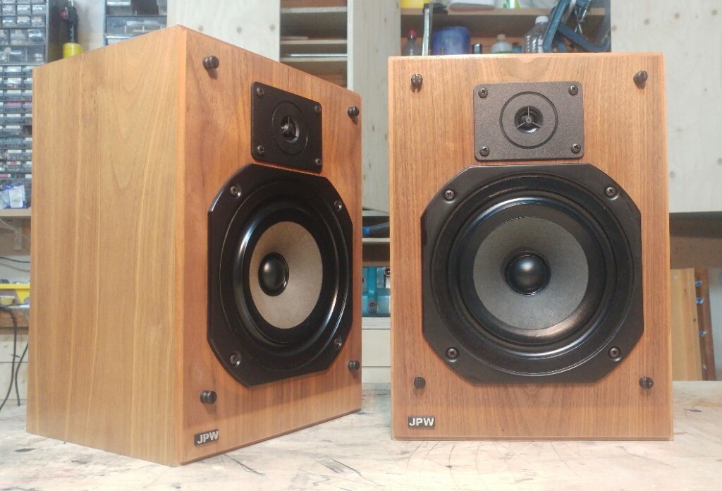 JPW Sonata Bookshelf Speakers. Classic giant killers! Upgraded