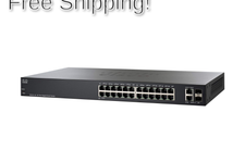 Cisco SG220-26 Smart Switch with 24 Gigabit Ethernet (GbE ...