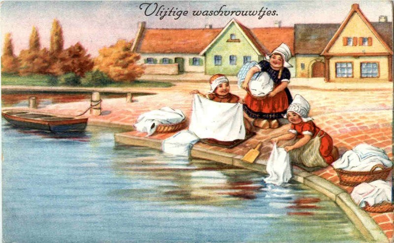 Vlijtige Waschvrouwtjes -54692