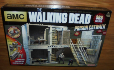 Walking Dead PRISON CATWALK Building Set 14559 McFarlane 2015