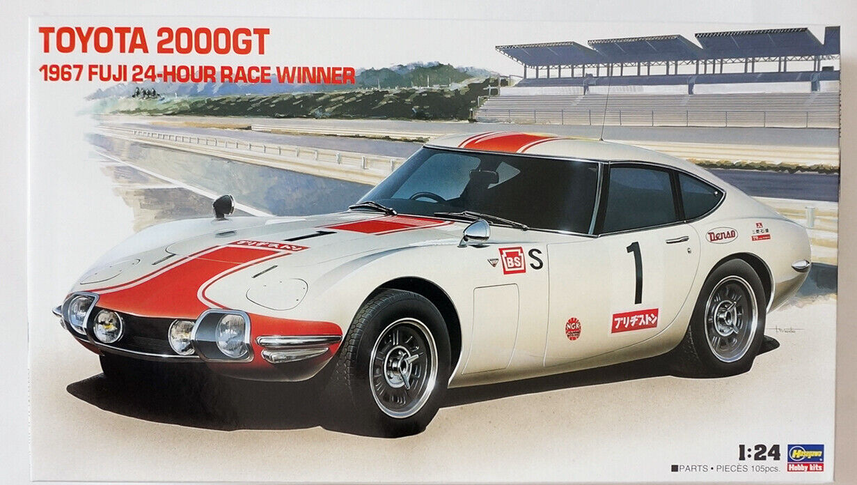 HASEGAWA 1/24 Toyota 2000GT 1967 Fuji 24-hour Race Winner HR HASEGAWA 1/24 Toyota 2000GT 1967 Fuji 24-hour Race Winner HR