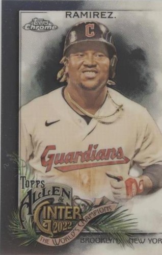 2022 Topps Allen & Ginter Chrome - Jose Ramirez #87