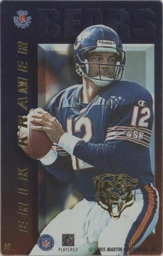 1996 Pro Magnets Erik Kramer #37