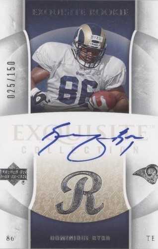 2006 Upper Deck Exquisite Collection Dominique Byrd #74