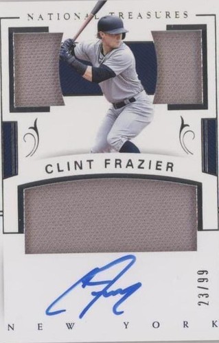 2018 Panini National Treasures - Clint Frazier #PCS-CF