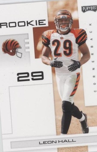 2007 Playoff NFL Playoffs Leon Hall #142