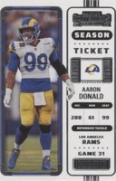 2022 Panini Contenders Aaron Donald #50