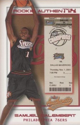 2001-02 Fleer Authentix - Samuel Dalembert #110