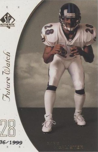 1999 SP Authentic Chris McAlister #117