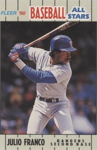 1990 Fleer Baseball All Stars - Julio Franco #8