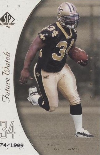 1999 SP Authentic Ricky Williams #91