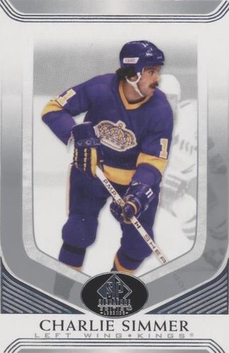 2020-21 Upper Deck SP Signature Edition Legends - Charlie Simmer #58