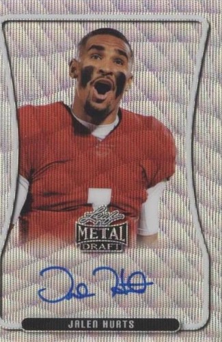 2020 Leaf Metal Draft Jalen Hurts #BAP-JH1