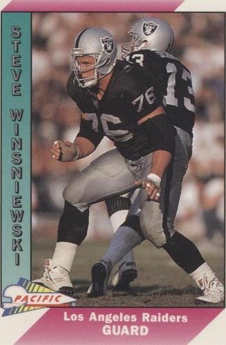 1991 Pacific Steve Wisniewski #244