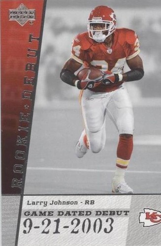 2006 Upper Deck Rookie Debut Larry Johnson #GDD-LJ