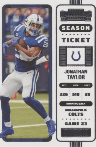 2022 Panini Contenders Jonathan Taylor #44