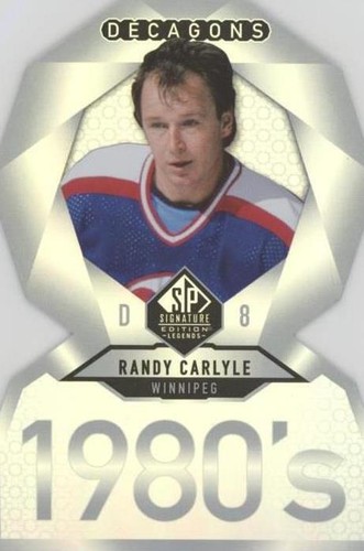 2020-21 Upper Deck SP Signature Edition Legends - Randy Carlyle #DC-29