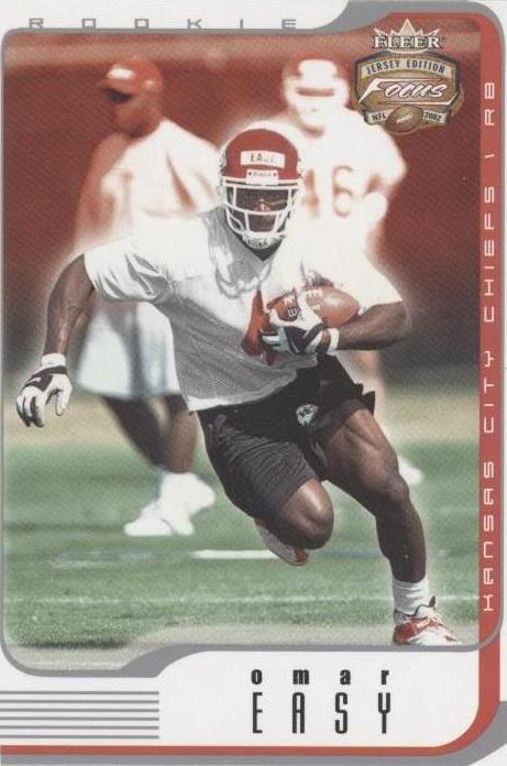 2002 Fleer Focus Jersey Edition Omar Easy #116