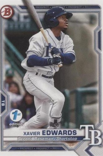 2021 Bowman 1st Edition - Xavier Edwards #BFE-101