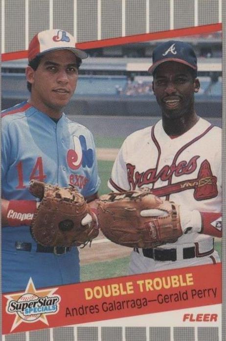 1989 Fleer - Andres Galarraga Gerald Perry #638