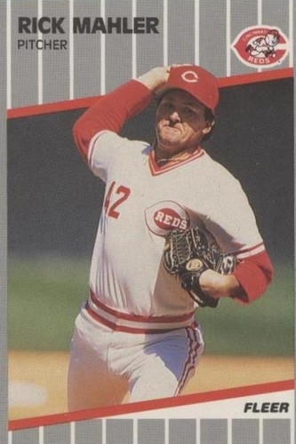 1989 Fleer Update - Rick Mahler #U-85