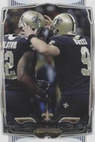 2014 Topps Drew Brees Marques Colston #99