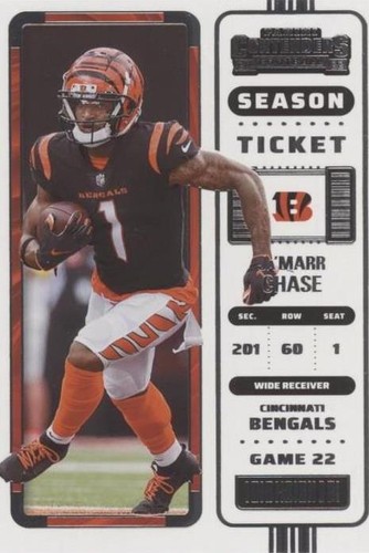 2022 Panini Contenders Ja'Marr Chase #18