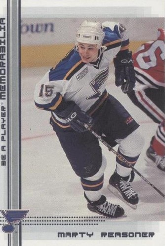 2000-01 In the Game Be A Player Memorabilia - Marty Reasoner #241
