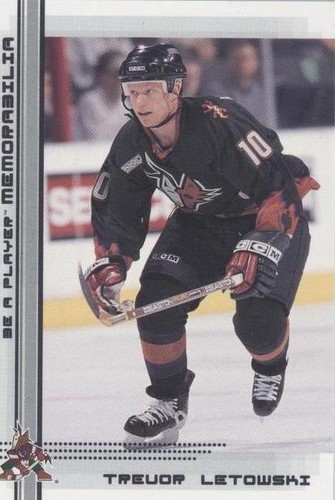 2000-01 In the Game Be A Player Memorabilia - Trevor Letowski #201