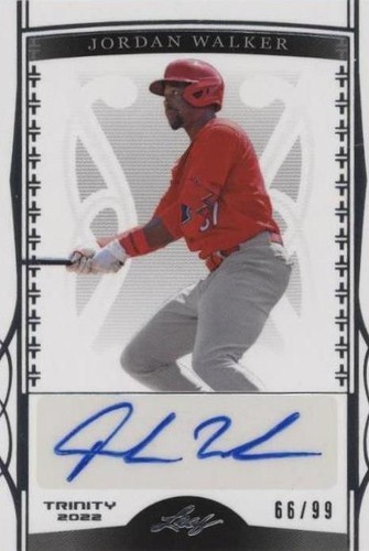 2022 Leaf Trinity - Jordan Walker #BA-JW1