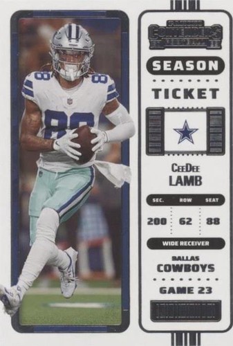 2022 Panini Contenders CeeDee Lamb #29