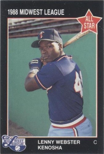 1988 Midwest League All-Star - Lenny Webster #31