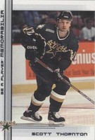 2000-01 In the Game Be A Player Memorabilia - Scott Thornton #353