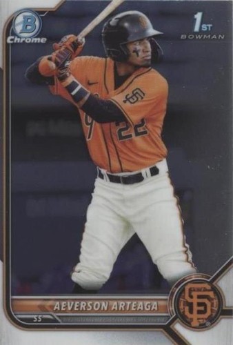2022 Bowman - Aeverson Arteaga #BCP-82