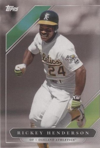 2021 Topps X Derek Jeter - Rickey Henderson #15
