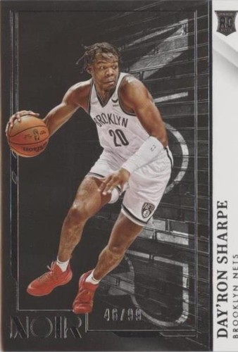 2021-22 Panini Noir - Day'Ron Sharpe #168