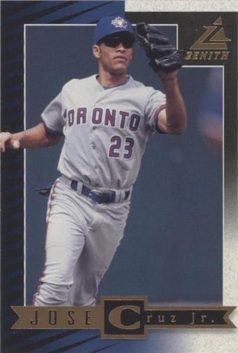 1998 Pinnacle Zenith - Jose Cruz Jr. #50