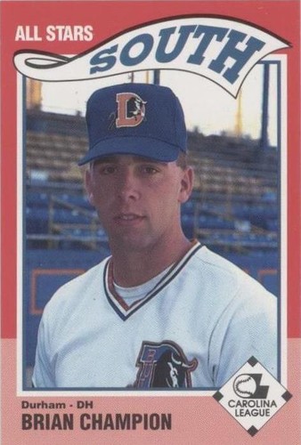 1990 Sportsprint Carolina League All Stars - Brian Champion #31