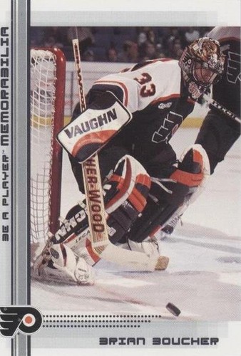 2000-01 In the Game Be A Player Memorabilia - Brian Boucher #143
