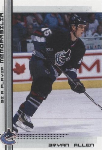2000-01 In the Game Be A Player Memorabilia - Bryan Allen #514