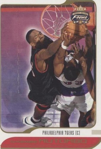 2001-02 Fleer Focus Jersey Edition - Dikembe Mutombo #20