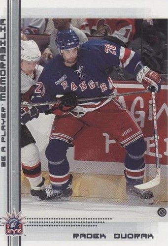 2000-01 In the Game Be A Player Memorabilia - Radek Dvorak #142