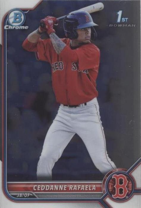 2022 Bowman Chrome Prospects Ceddanne Rafaela #BCP-61 Rookie Card