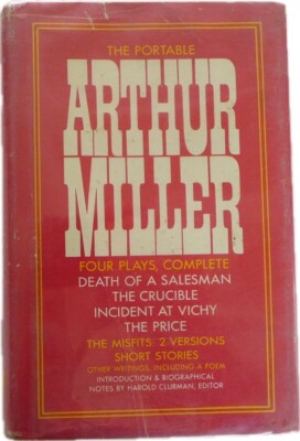 The Portable Arthur Miller SIGNED Arthur Miller Plays Collection 1971 Printing