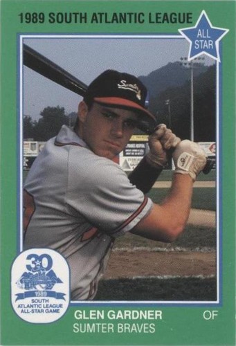 1989 Grand Slam South Atlantic League All-Stars - Glen Gardner #42