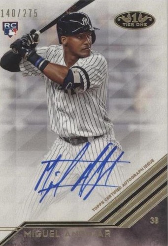 2018 Topps Tier One - Miguel Andujar #BA-MAN