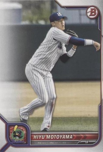 2022 Bowman NPB Nippon Professional Baseball - Hiyu Motoyama #121