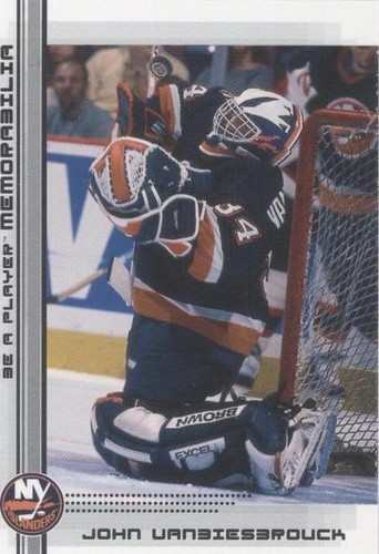 2000-01 In the Game Be A Player Memorabilia - John Vanbiesbrouck #413